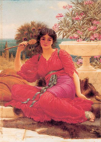 John William Godward Flabellifera oil painting picture